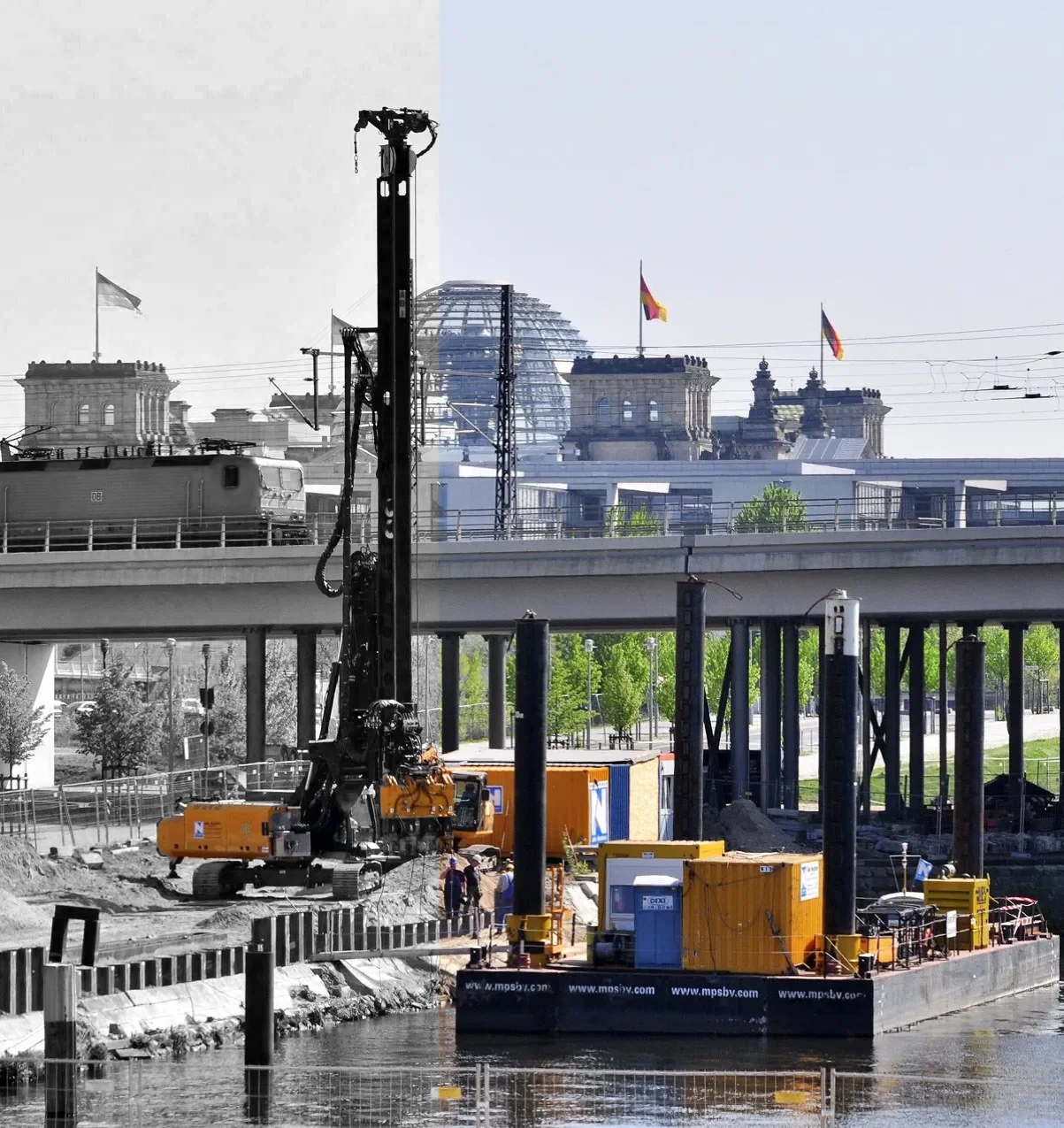 Baustelle Humboldthafen Berlin